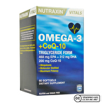 Nutraxin Omega 3 +CoQ-10 60 Kapsül