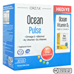 Ocean Pulse 30 Kapsül + Vitamin D3 Damla Hediyeli