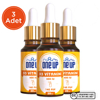 One Up D3 Vitamini 400 IU 20 mL Sprey & Damla 3 Adet