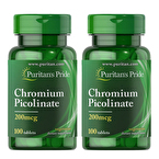 Puritan's Pride Chromium Picolinate 100 Tablet  2 Adet