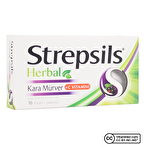Strepsils Herbal Kara Mürver + C Vitamini 16 Pastil