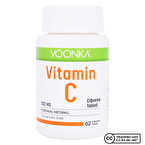 Voonka Vitamin C 500 Mg 62 Çiğneme Tableti