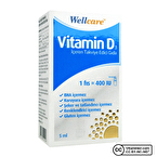 Wellcare Vitamin D3 400 IU 5 mL Sprey