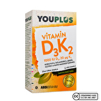 Youplus Vitamin D3 K2 Damla 20 mL