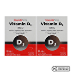 Imuneks Vitamin D3 400 IU 20 mL Sprey 2 Adet