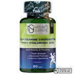 Nature's Supreme Glucosamine Chondroitin MSM + Hyaluronic Acid 60 Tablet