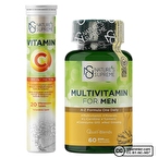 Nature's Supreme Multivitamin for Men 60 Kapsül + Vitamin C + Zinc 20 Efervesan Tablet