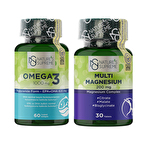 Nature's Supreme Omega 3 60 Kapsül + Multi Magnesium Complex 30 Tablet Seti