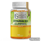 Nature's Supreme Vitamin D3 Gummies 60 Çiğnenebilir Form