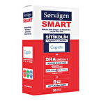 Sorvagen Smart Sitikolin DHA Omega 3 ve B12 30 Kapsül