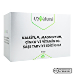 Venatura Kalsiyum, Magnezyum, Çinko ve Vitamin D3 30 Saşe