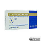 Vitafenix Çinko ve Bakır 30 Kapsül