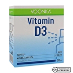 Voonka Vitamin D3 1000 IU Sprey 20 mL