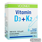 Voonka Vitamin D3 + K2 25 mL Damla