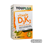 Youplus Vitamin D3 K2 Damla 20 mL