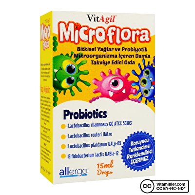 Allergo VitAgil Microflora Probiyotik Damla 15 mL