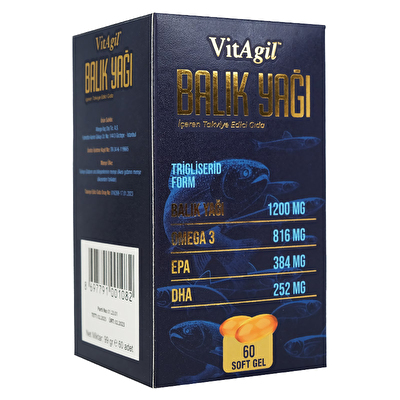 Allergo VitAgil Omega-3 Balık Yağı 60 Softjel
