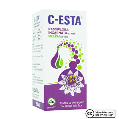 Anti C-Esta Passiflora ve Melisa Ekstresi 150 mL
