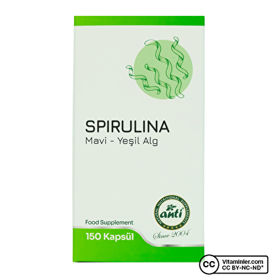 Anti Spirulina 150 Kapsül