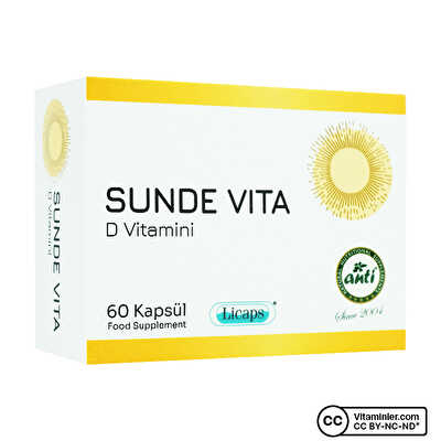 Anti Sunde Vita D Vitamini 60 Kapsül