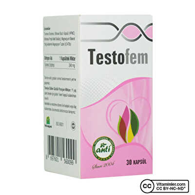Anti Testofem Damiana Ekstresi 30 Kapsül