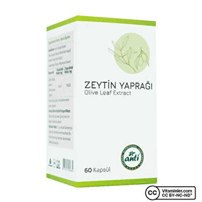Anti Zeytin Yaprağı Ekstresi 60 Kapsül