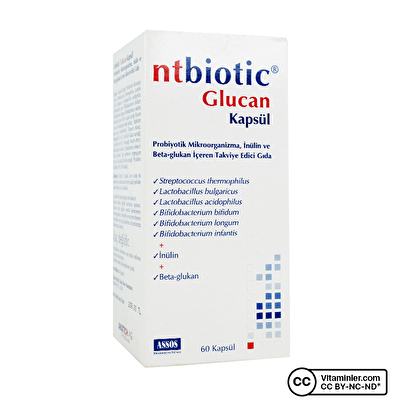 Assos NT Biotic Glucan 60 Kapsül