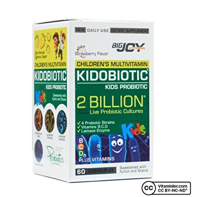 Bigjoy Vitamins Kidobiotic 60 Çiğneme Tableti