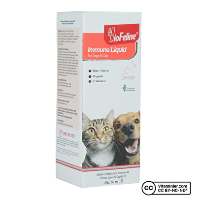 Biofeline Immune Liquid For Cats and Dogs 50 mL