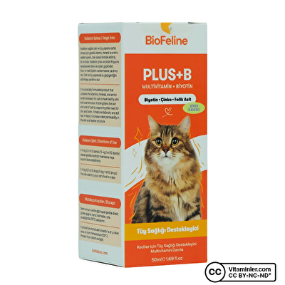 Biofeline Plus + B For Cats Damla 50 mL