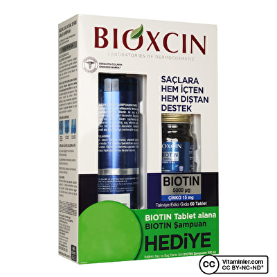 Bioxcin Biotin 60 Tablet + Şampuan Hediyeli