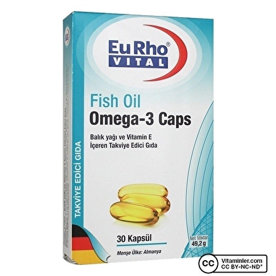 Eurho Vital Omega-3 Balık Yağı 30 Kapsül