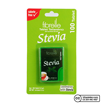 Fibrelle Stevialı Tatlandırıcı 100 Tablet