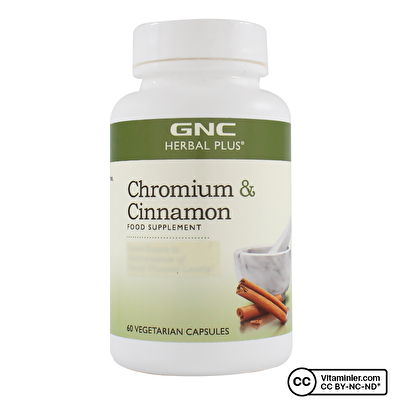 GNC Chromium & Cinnamon 60 Kapsül