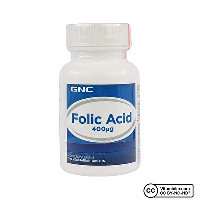 GNC Folic Acid 400 Mcg 100 Tablet