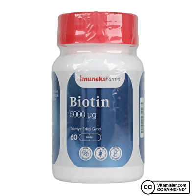 Imuneks Biotin 5000 Mcg 60 Tablet