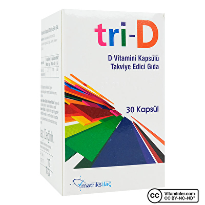 Matriks Tri-D D Vitamini 30 Kapsül