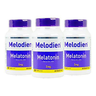 Melodien Melatonin 3 Mg 3 x 60 Dilaltı Tablet 