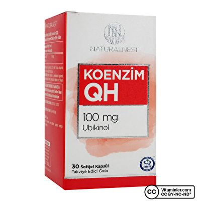 NaturalNest Koenzim QH 100 Mg Ubikinol 30 Kapsül
