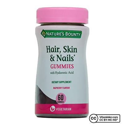 Nature's Bounty Formula HSN Gummies with Hyaluronic Acid 60 Çiğnenebilir Form