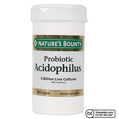 Nature's Bounty Probiotic Acidophilus With Pectin 100 Kapsül