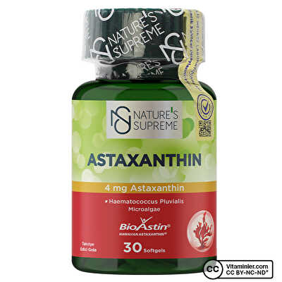 Nature's Supreme Astaxanthin 30 Kapsül