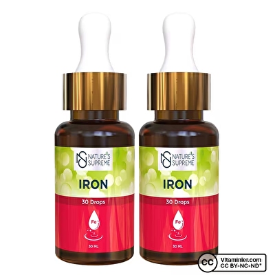 Nature's Supreme Iron 30 mL 2 Adet