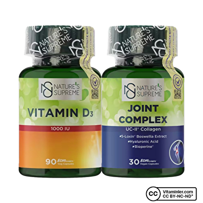 Nature's Supreme Joint Complex + Vitamin D3 Seti