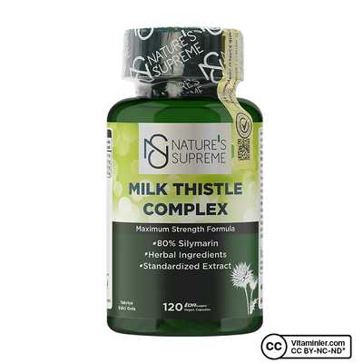 Nature's Supreme Milk Thistle Complex 120 Kapsül