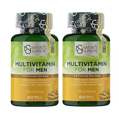 Nature's Supreme Multivitamin for Men 60 Kapsül 2 Adet