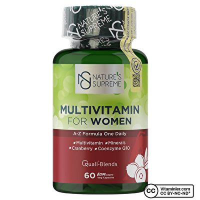 Nature's Supreme Multivitamin for Women 60 Kapsül