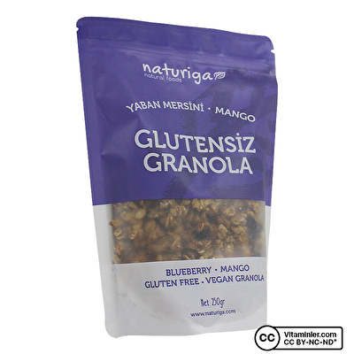 Naturiga Glutensiz Granola Yaban Mersini 250 Gr