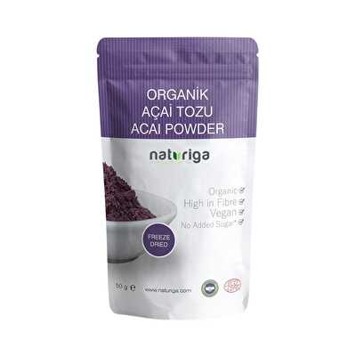 Naturiga Organik Açai Tozu 50 Gr