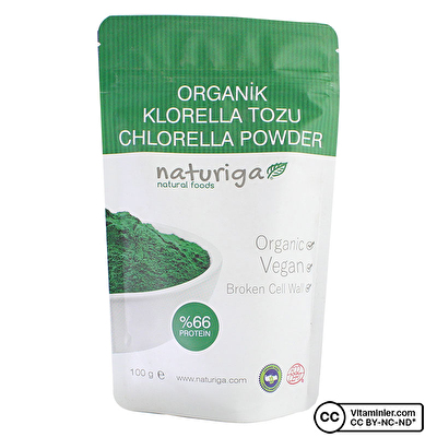 Naturiga Organik Chlorella Tozu 100 Gr